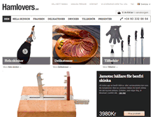 Tablet Screenshot of hamlovers.se